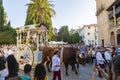 Religious procession Ã¢â¬ÂRomeriaÃ¢â¬Â Ronda Spain Royalty Free Stock Photo